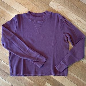 Mate the Label Boxy Crop Thermal